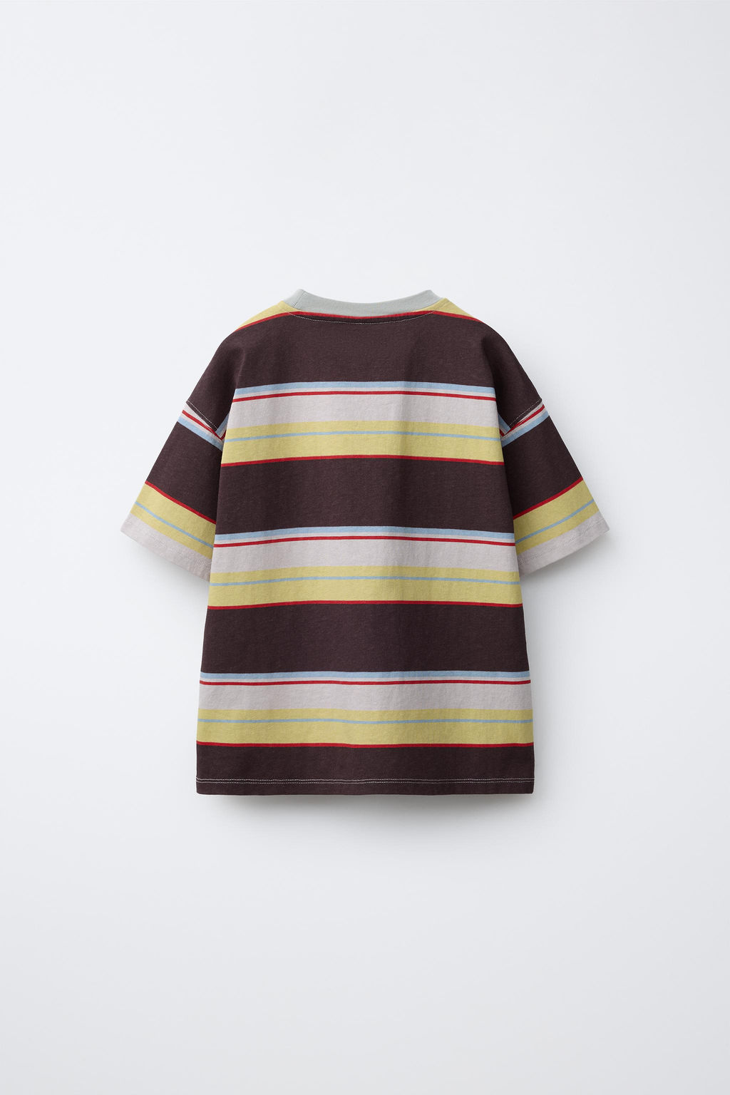 CAMISETA RAYAS / Marr?n - Zara фото 4