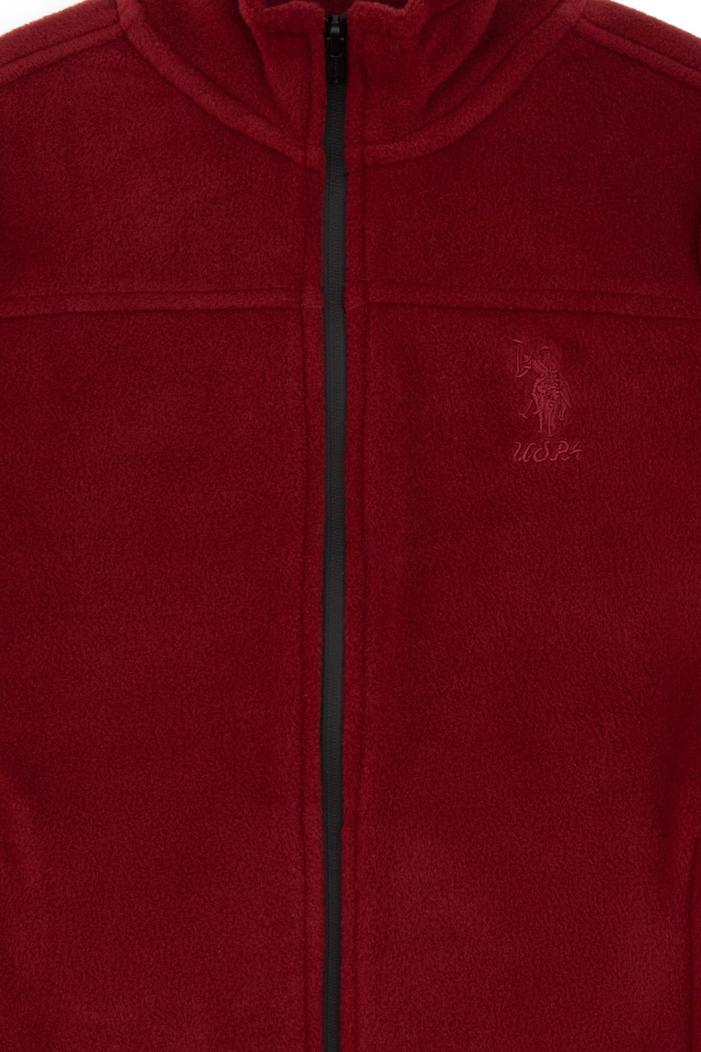 K_z _ocuk Bordo Fermuarl_ Polar _rme H_rka - U.s. polo assn фото 3