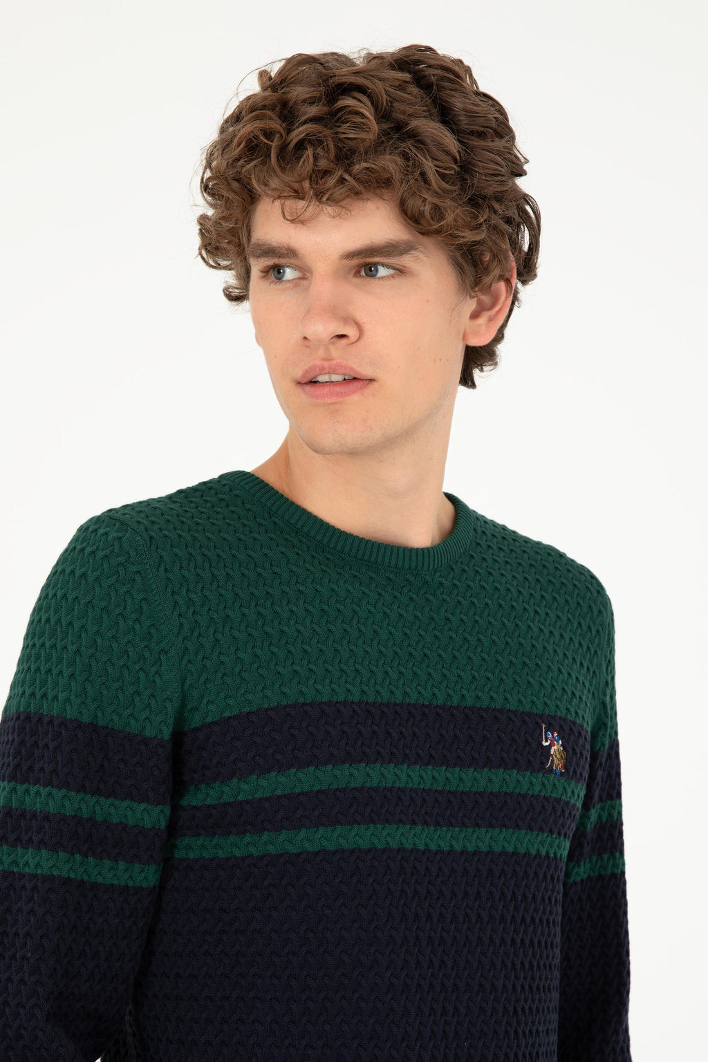 Мужской темно-синий свитер Неожиданная скидка в корзине - U.s. polo assn фото 7