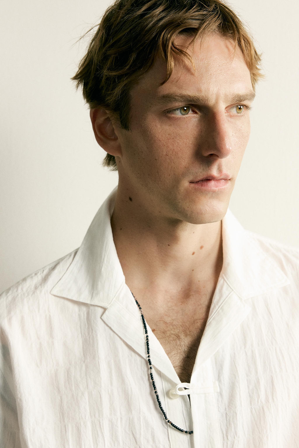 CAMISA RELAXED FIT ALAMARES TEJIDO / Blanco - Zara фото 5
