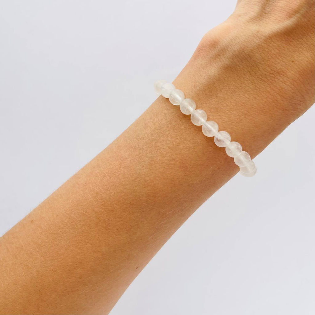 Браслет из Лунного камня 18 см + - Радуга самоцветов фото 2