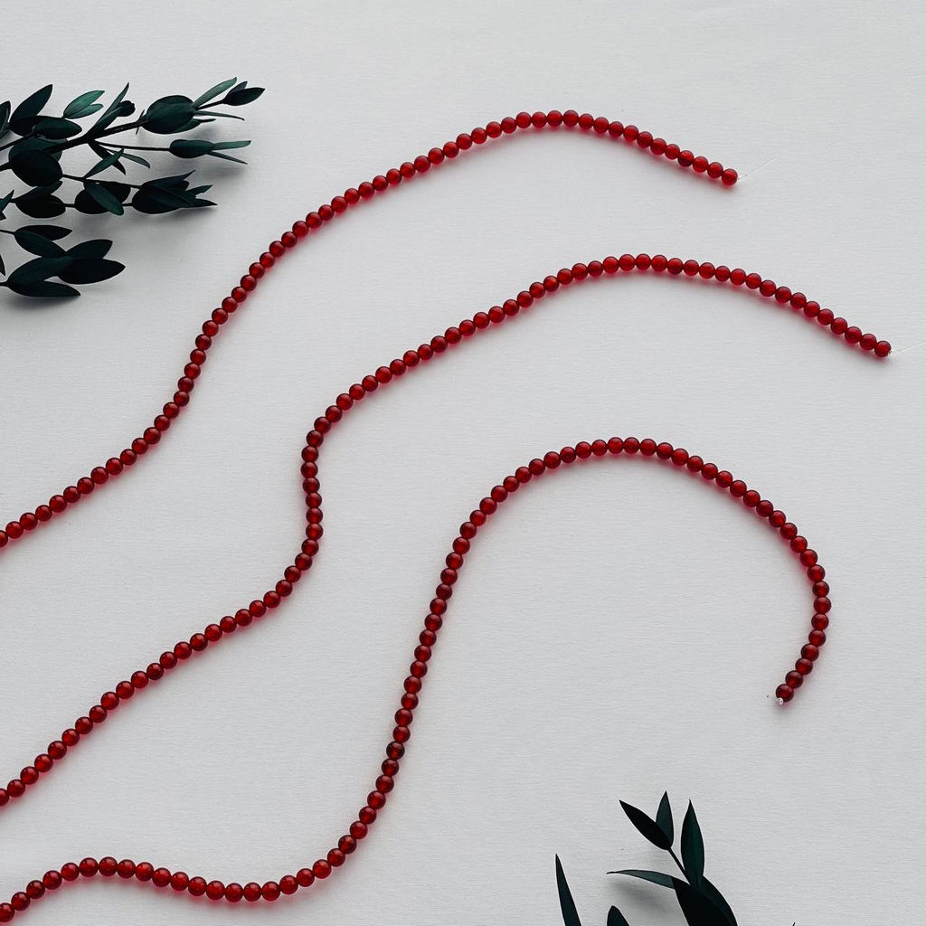 Бусины для украшений из Сердолика - Радуга самоцветов фото 3