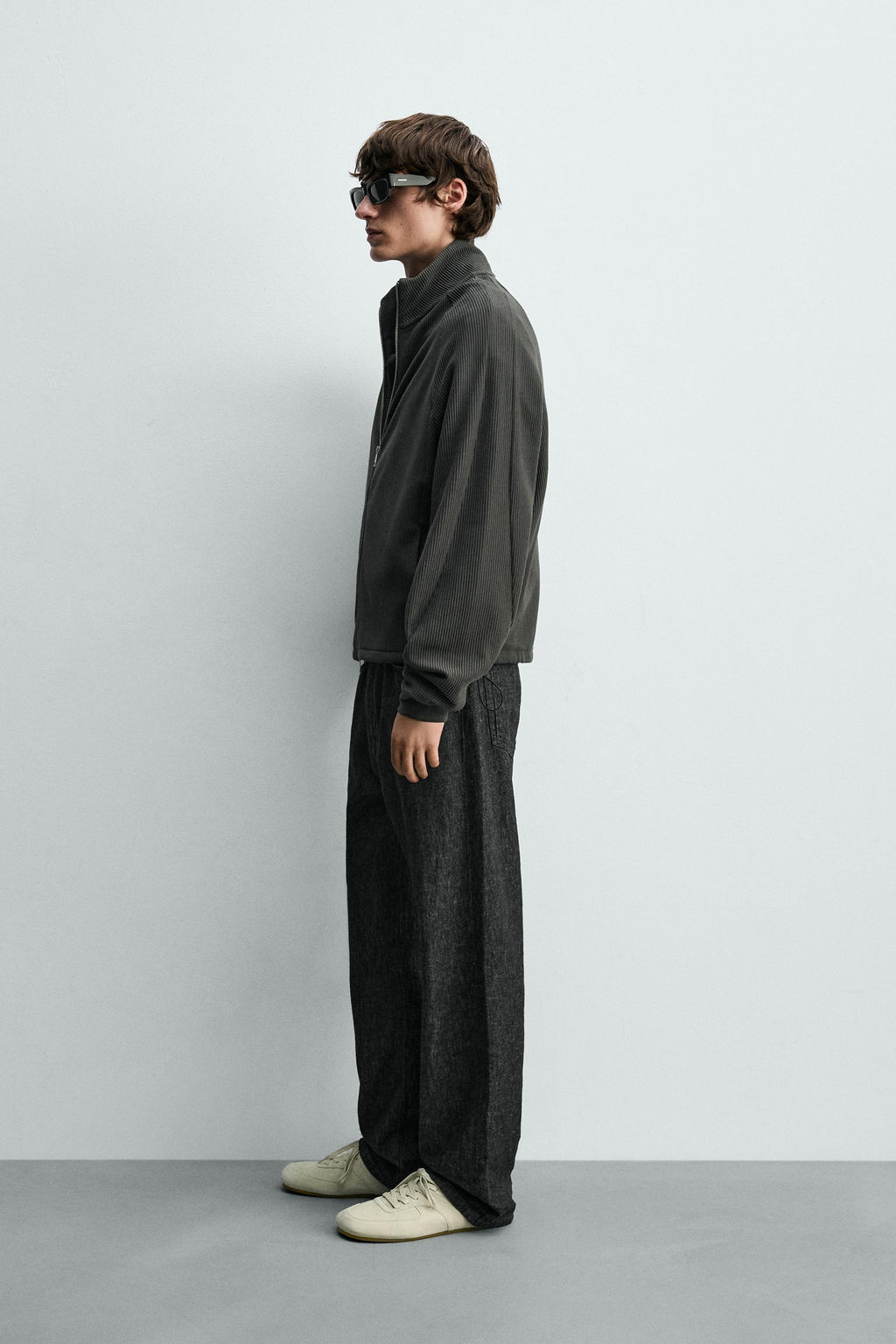 CHAQUETA RELAXED FIT OTOM?N / Plomo oscuro