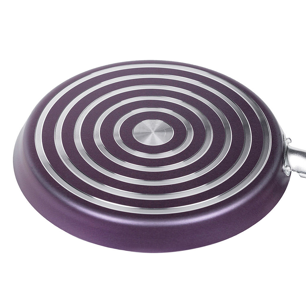 Violet Сковорода с антипригарным покрытием д18см, h2см, s2,4мм, бакелитовая ручка (Россия) - Домашняя мода фото 4