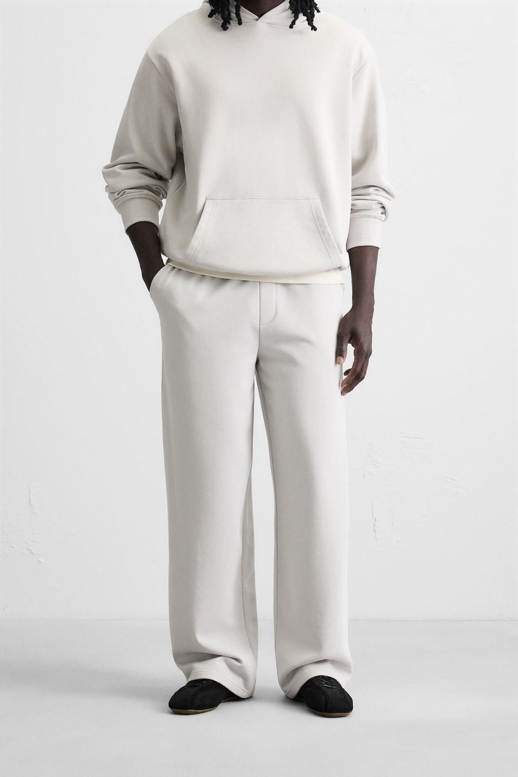 WIDE-LEG JOGGER TROUSERS - Zara фото 2