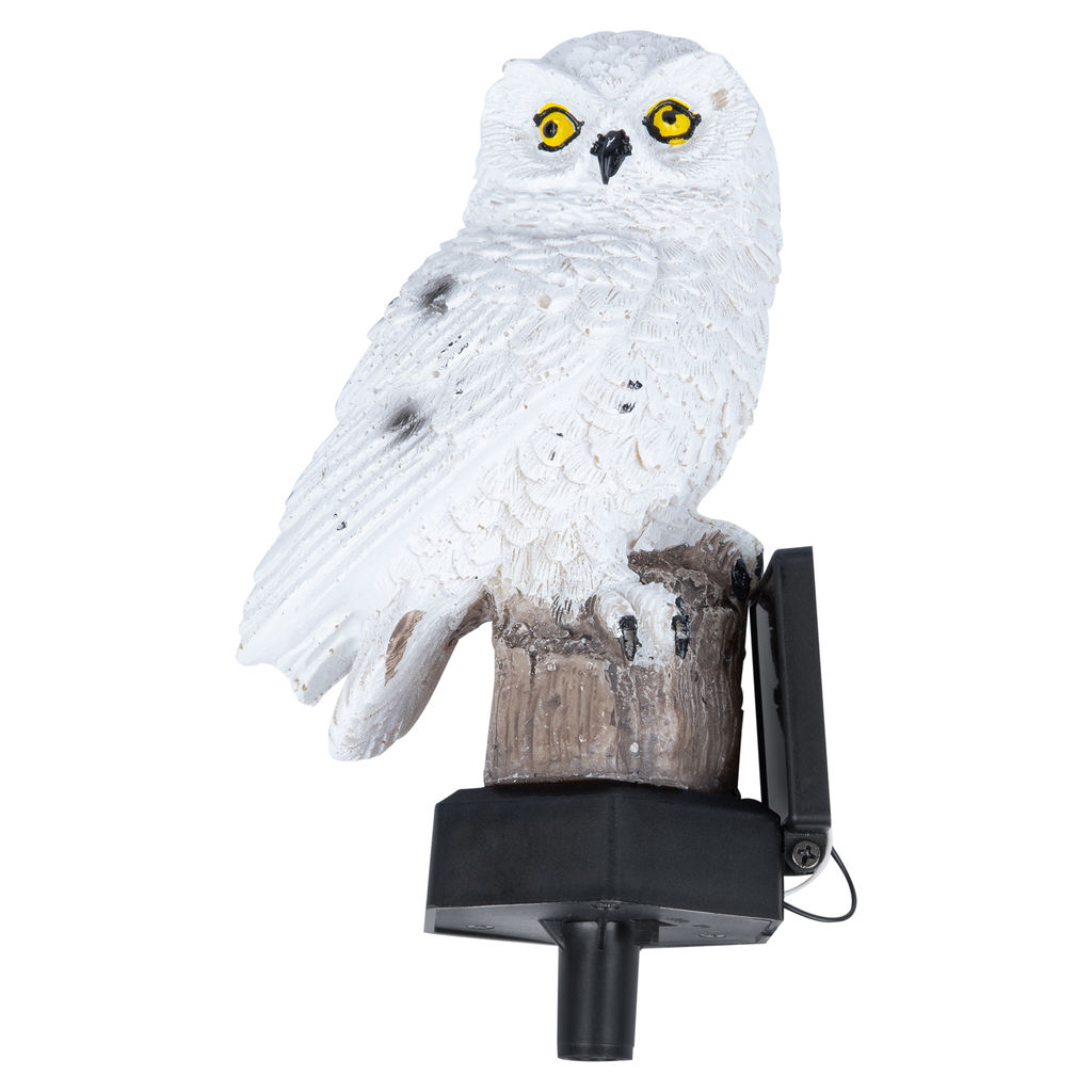 USL-S-823/PM290 POLAR OWL Садовый светильник на солнечной батарее Полярная сова. 1 светодиод. Теплый белый свет. 1*АA Ni-Mh аккумулятор в/к. IP44. TM Uniel - Volpe фото 3