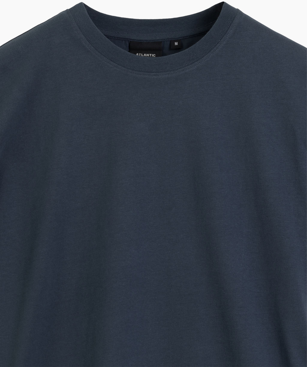 ATLANTIC NMT-033 Футболка пижамная мужская T-Shirt сине-зеленый  фото 4