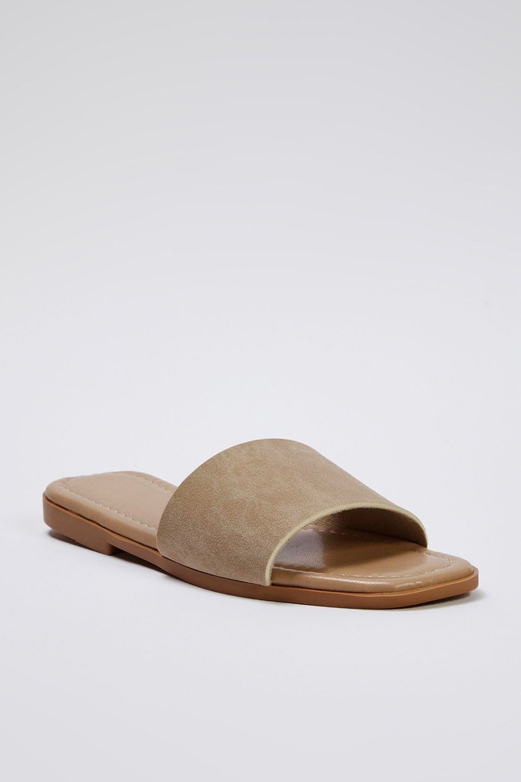 Trendyol Shoes Vizon Biyeli Duz Kad?n Terlik TAKSS25TE00014 - Trendyolmilla фото 3