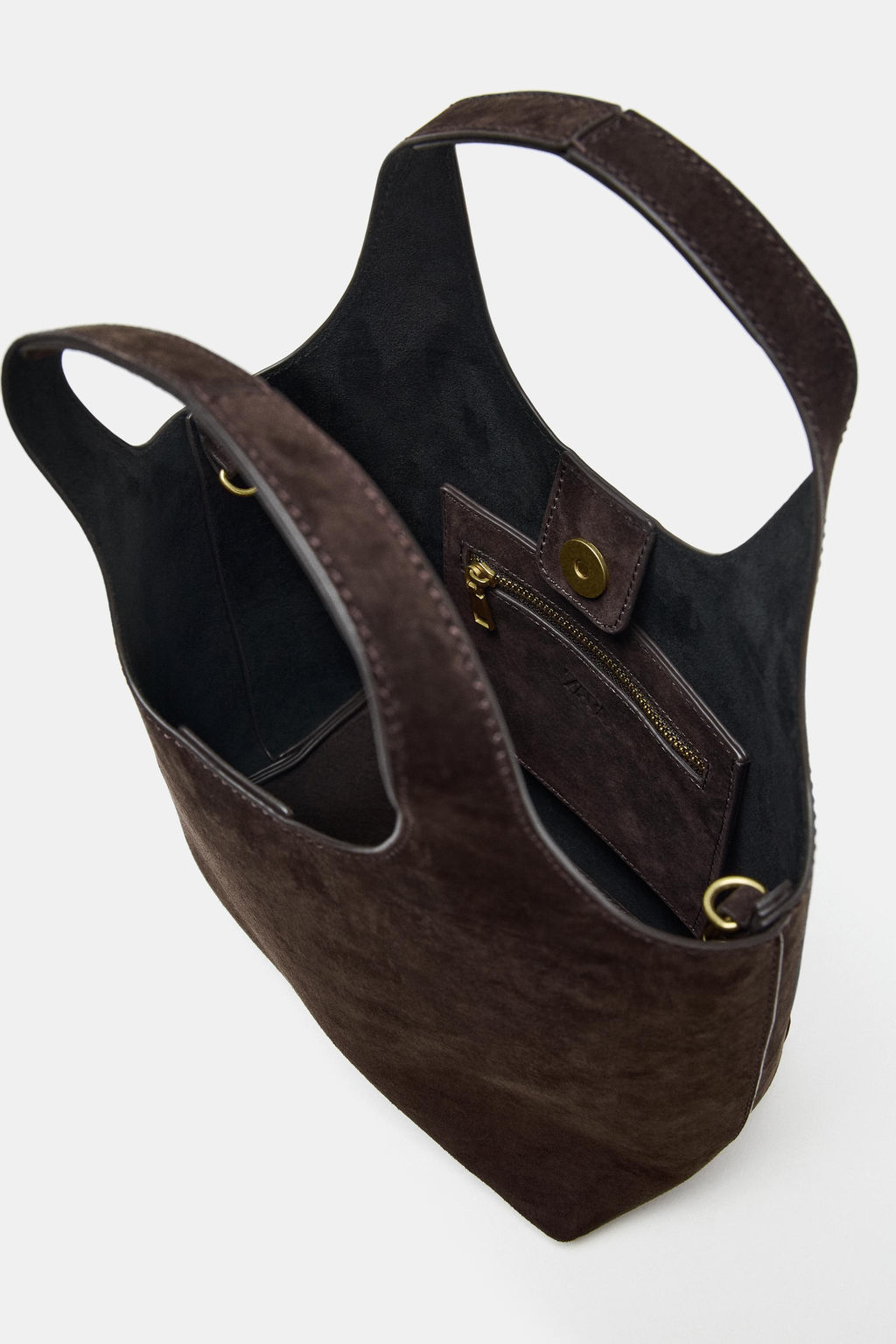 LEATHER MINI TOTE BAG - Zara фото 6