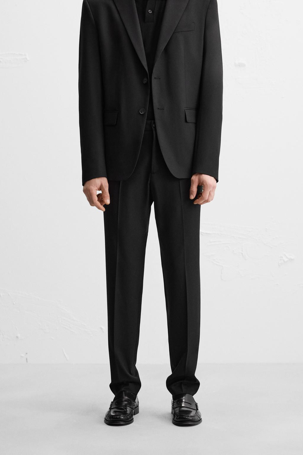 SLIM FIT SUIT TROUSERS - Zara фото 2
