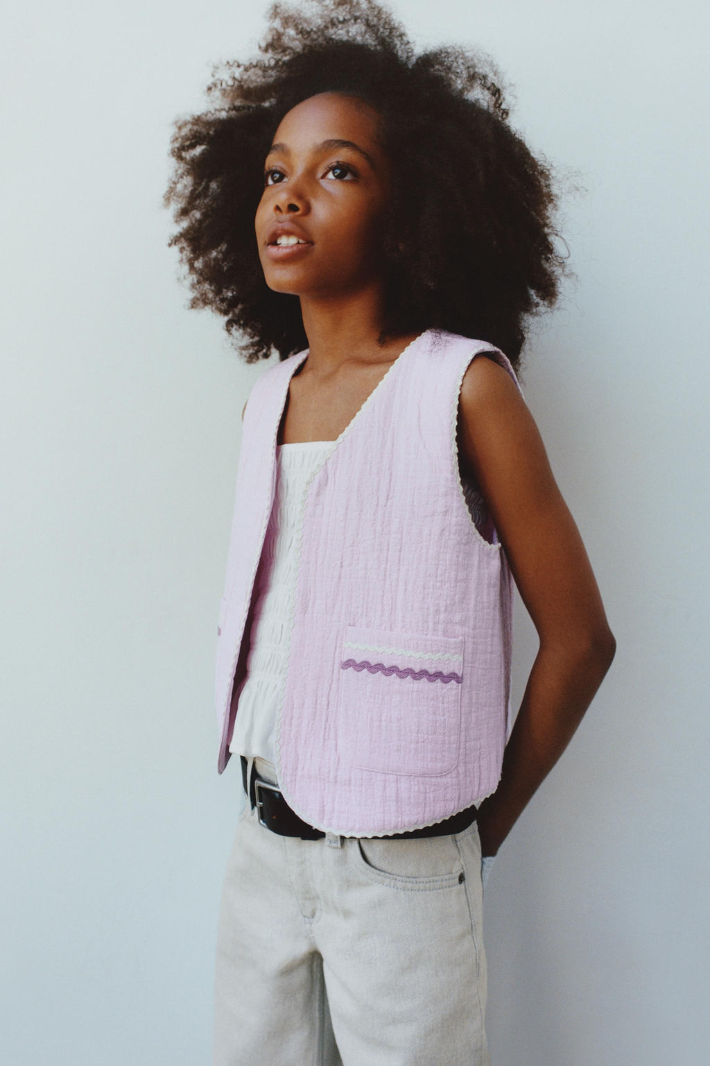 WAVY TEXTURED WAISTCOAT - Zara фото 5