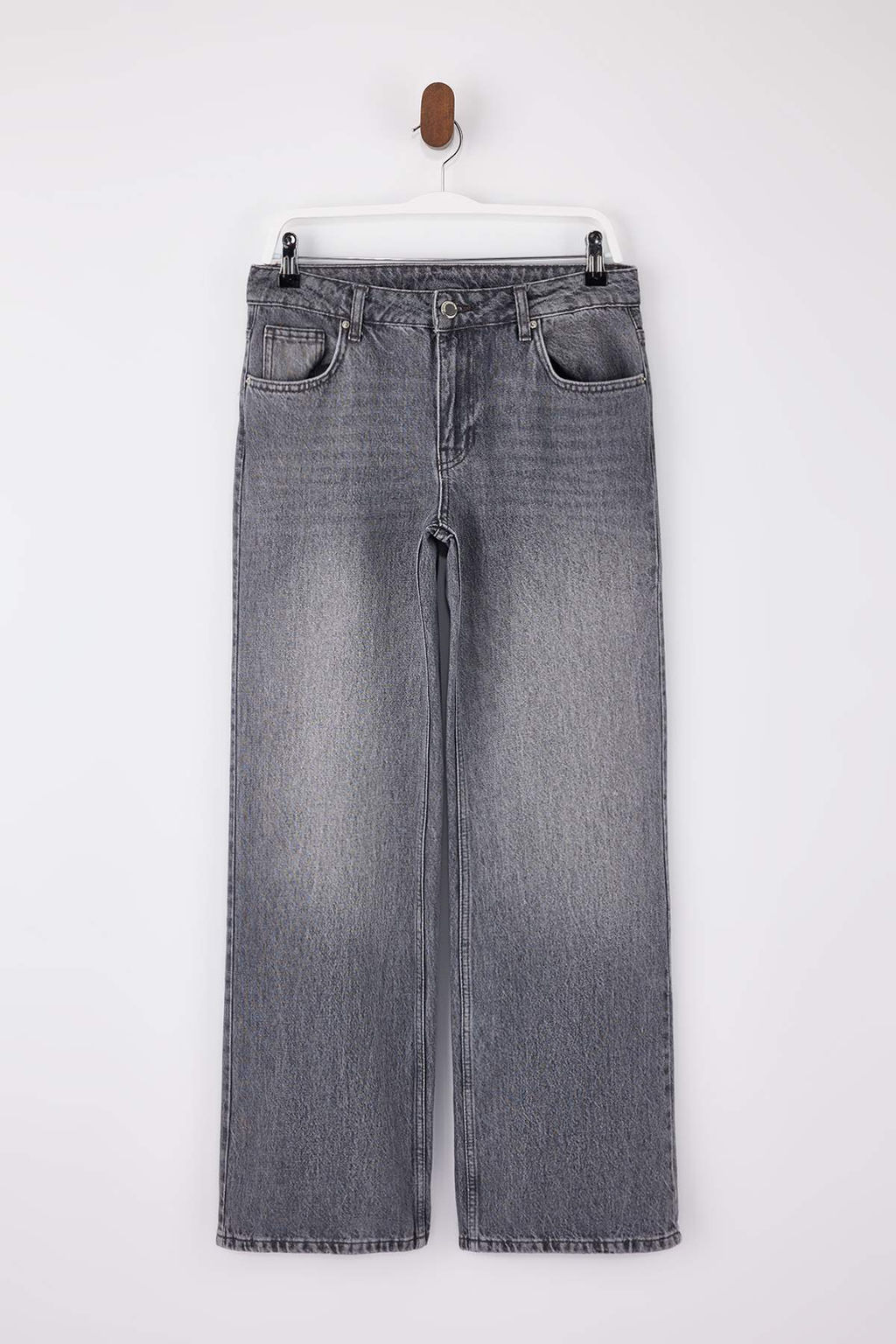 Mavi Dusuk Bel 100% Pamuk Wide Leg Genis Paca Jeans TWOSS26JE00131 - Trendyolmilla фото 3