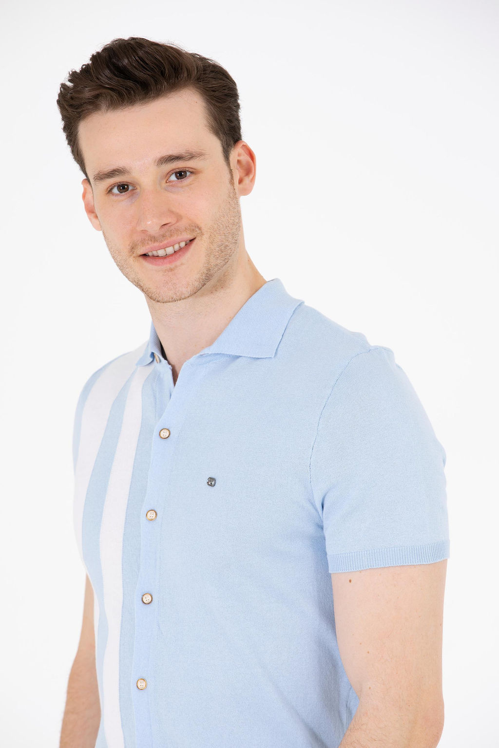 Мужской голубой свитер - U.s. polo assn фото 3