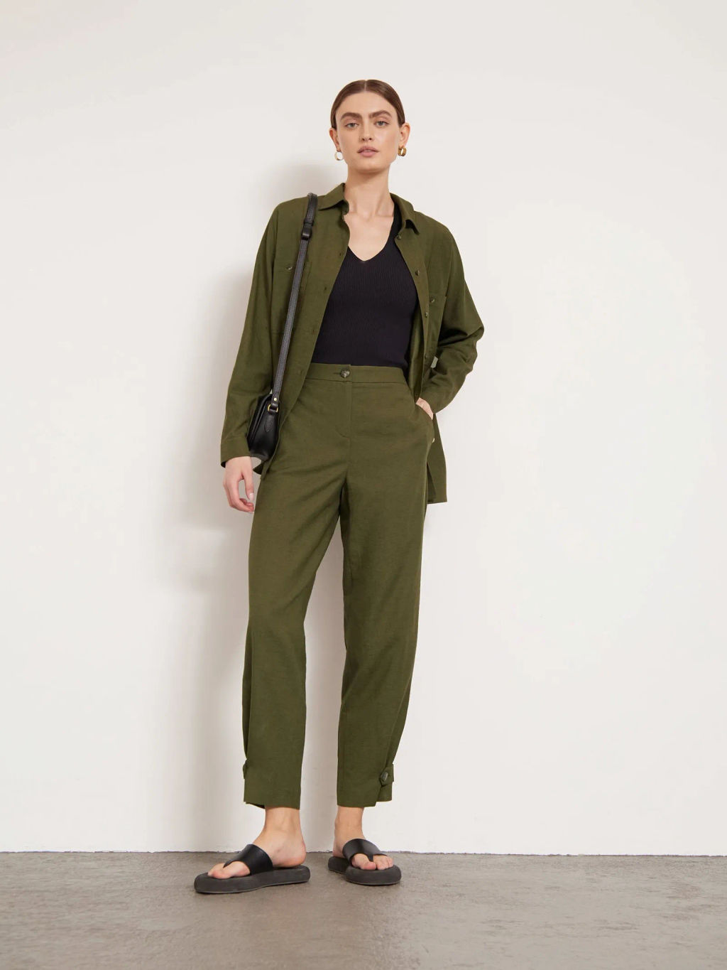 Брюки зауженного кроя - Emka фото 2