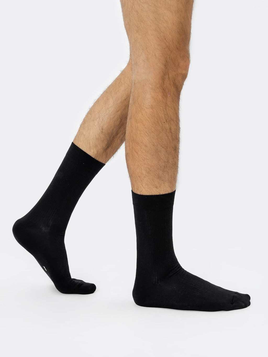 Цена за 5 пар! Носки мужские в черном цвете черный 010K-2330