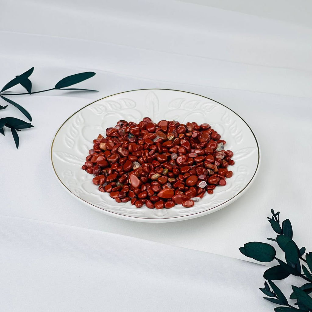 Крошка декоративная из кирпичной Яшмы (100 гр)