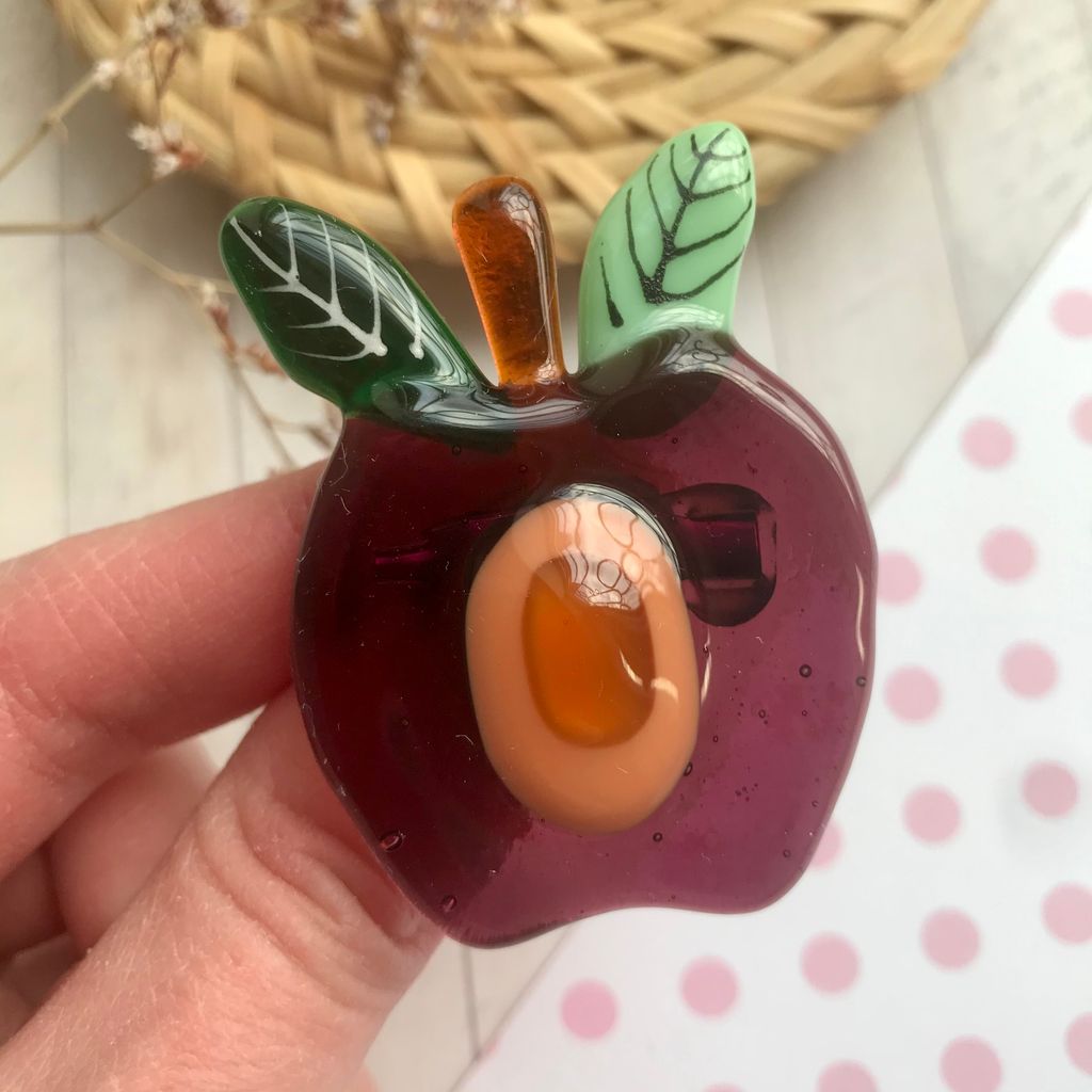 Брошь Слива - Стрекоза фото 3