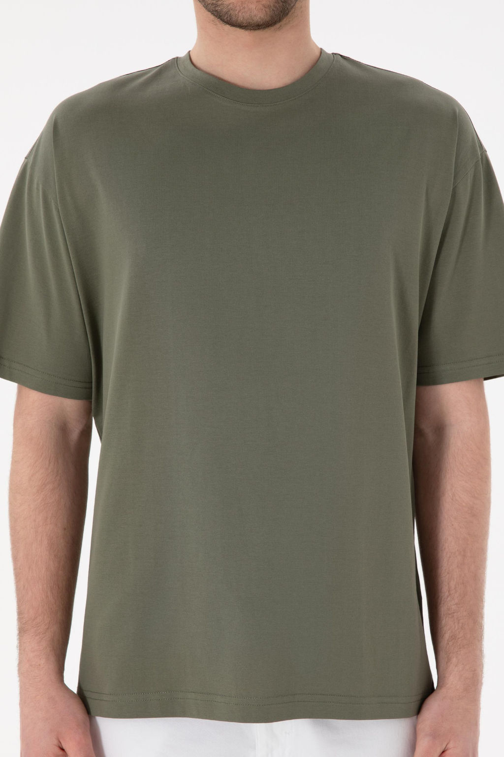 Erkek Comfort Fit Bisiklet Yaka Vizon Merserize Basic Ti__rt Sepette S_rpriz _ndirim - U.s. polo assn фото 7