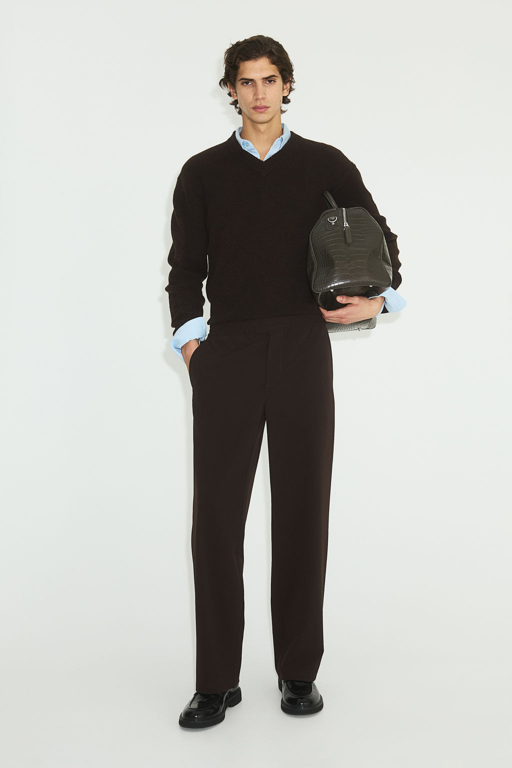 Pantal?n ancho Four-way stretch - H&m фото 11