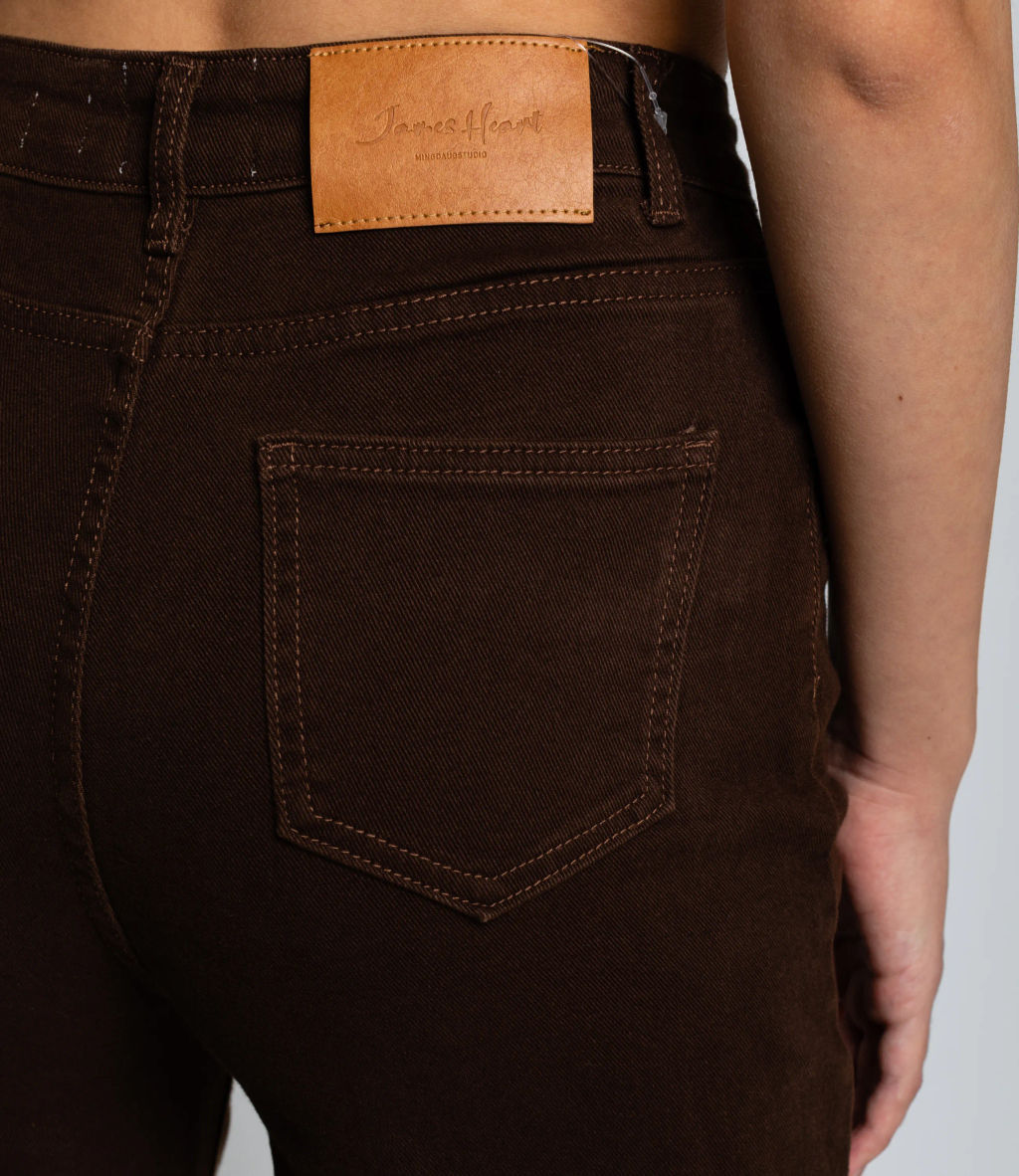Джинсы #КТ8928, шоколадный - Dommod фото 5
