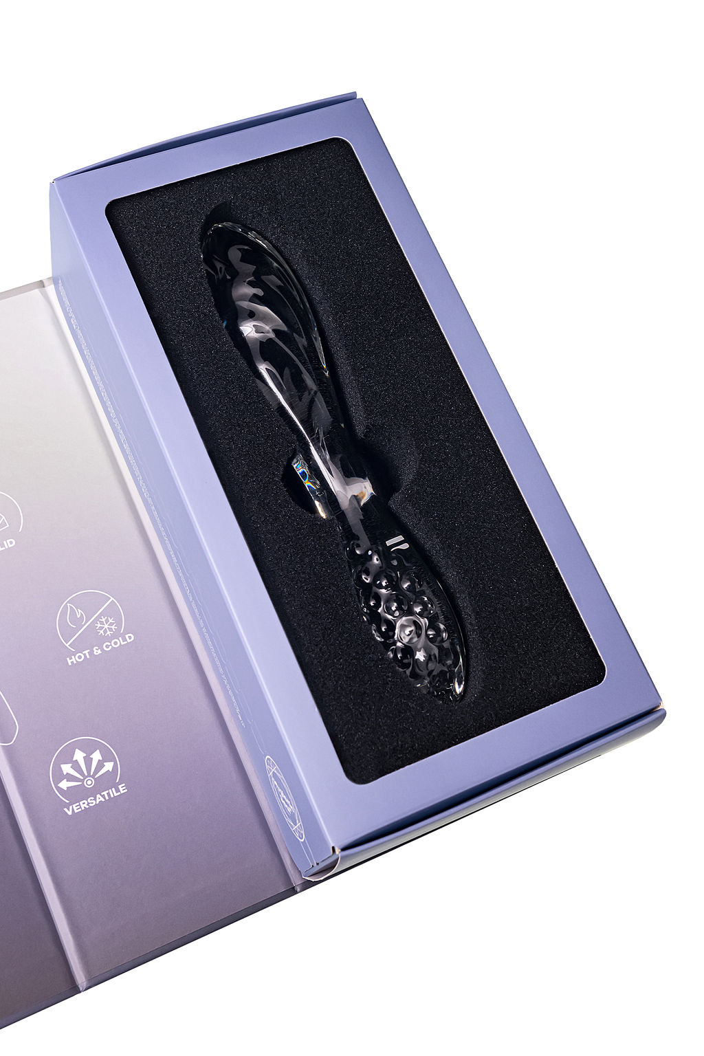 Двусторонний фаллоимитатор Satisfyer Dazzling Crystal 1, стекло, прозрачный, 18,5 см  фото 9