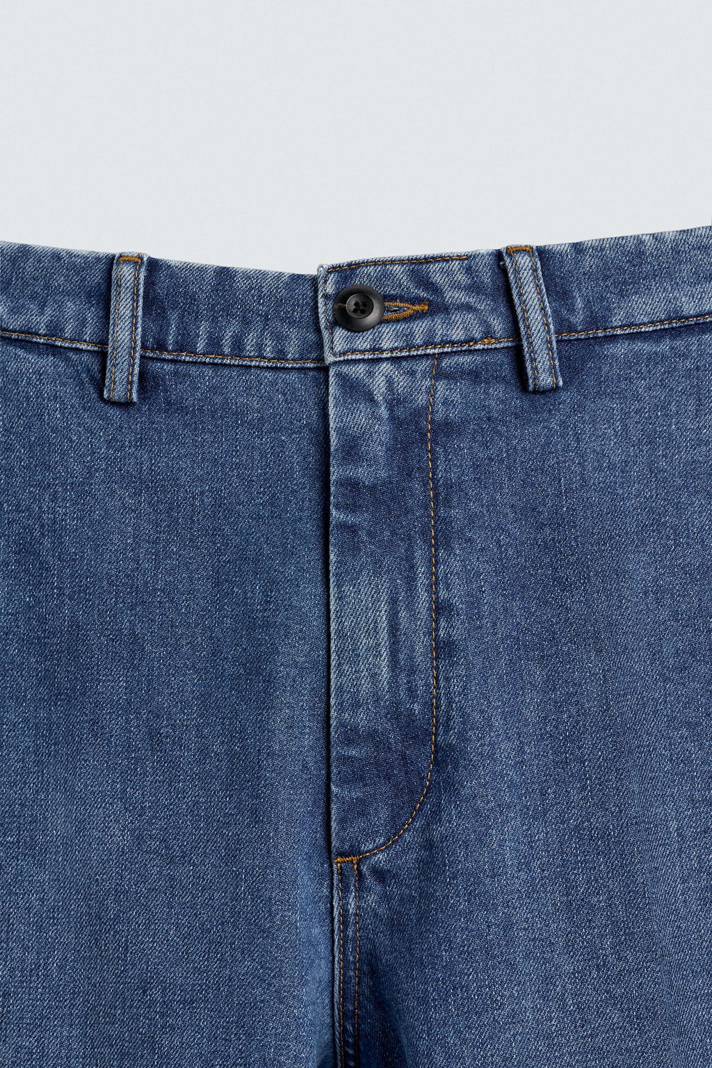 PANTAL?N CHINO DENIM STRAIGHT FIT / Azul