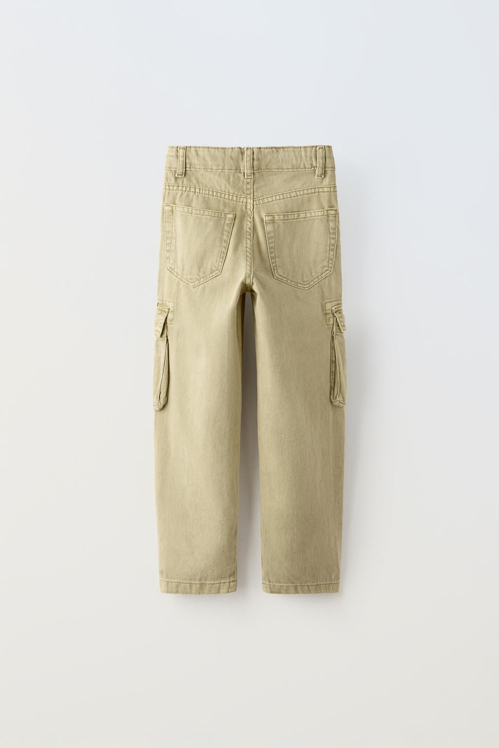 COK CEPLI FITILLI KUMAS KARGO PANTOLON - Zara фото 2