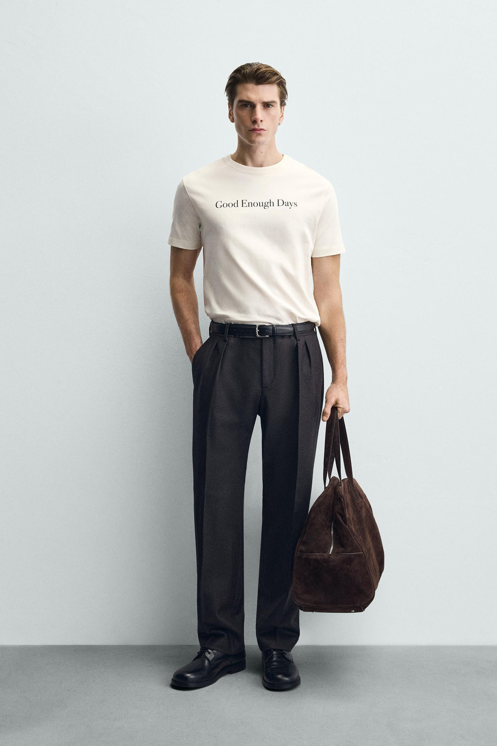CAMISETA TEXTO ESTAMPADO / Crudo - Zara фото 10