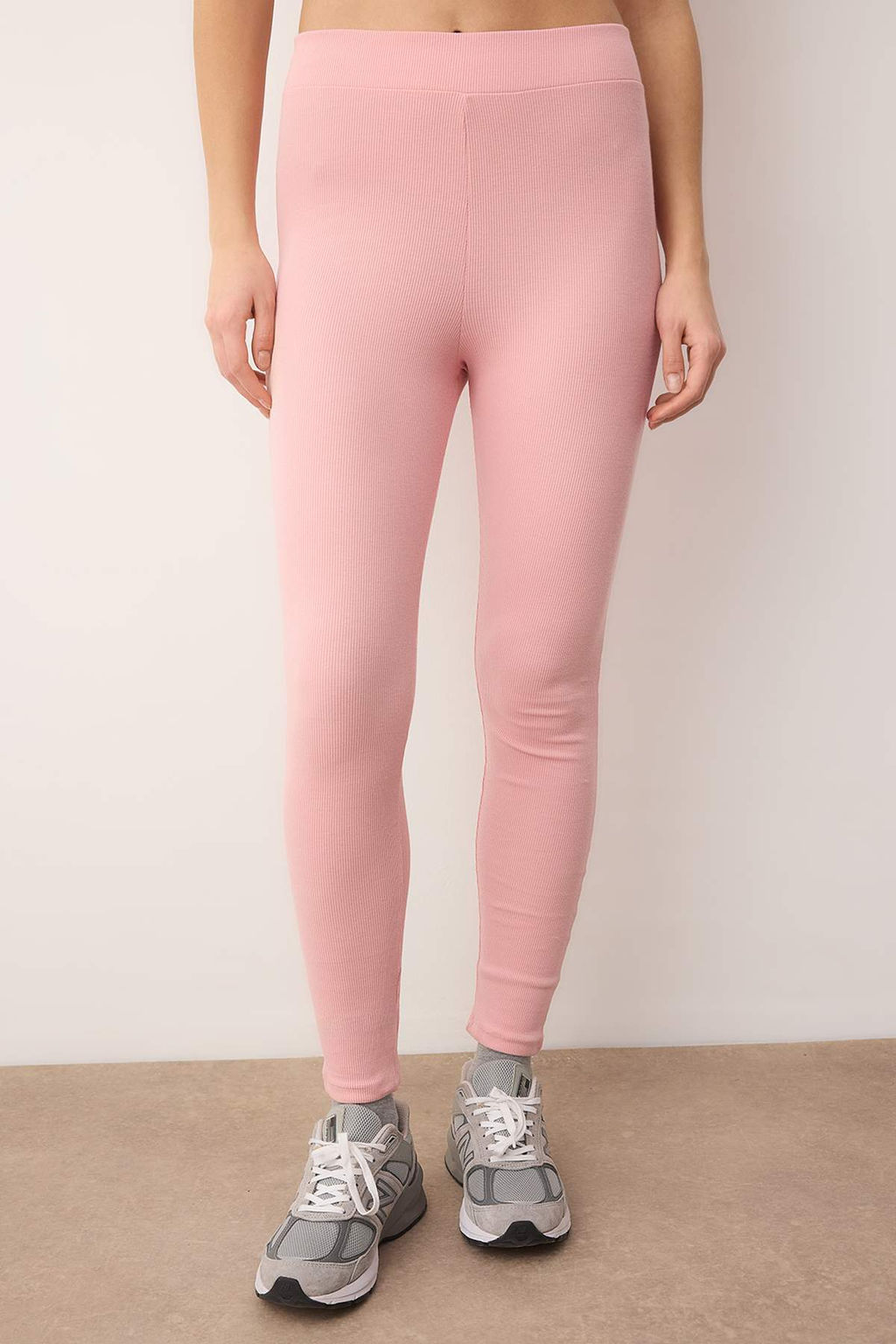 Gul Kurusu 3lu Oversize/Genis Kal?p Kapusonlu Taytl? Orme Alt - Ust Tak?m TWOAW26AU00151