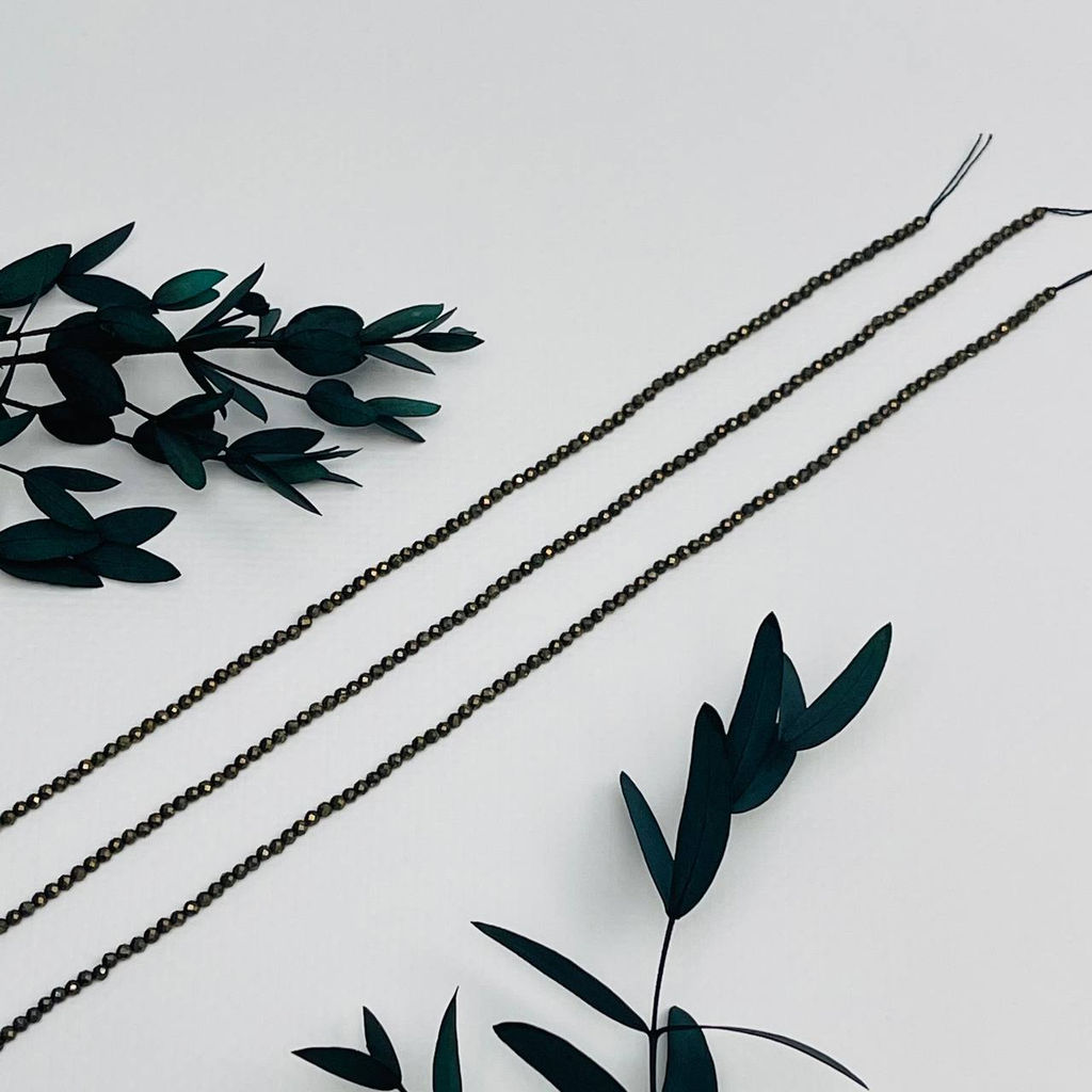 Бусины для украшений из Пирита 39 см