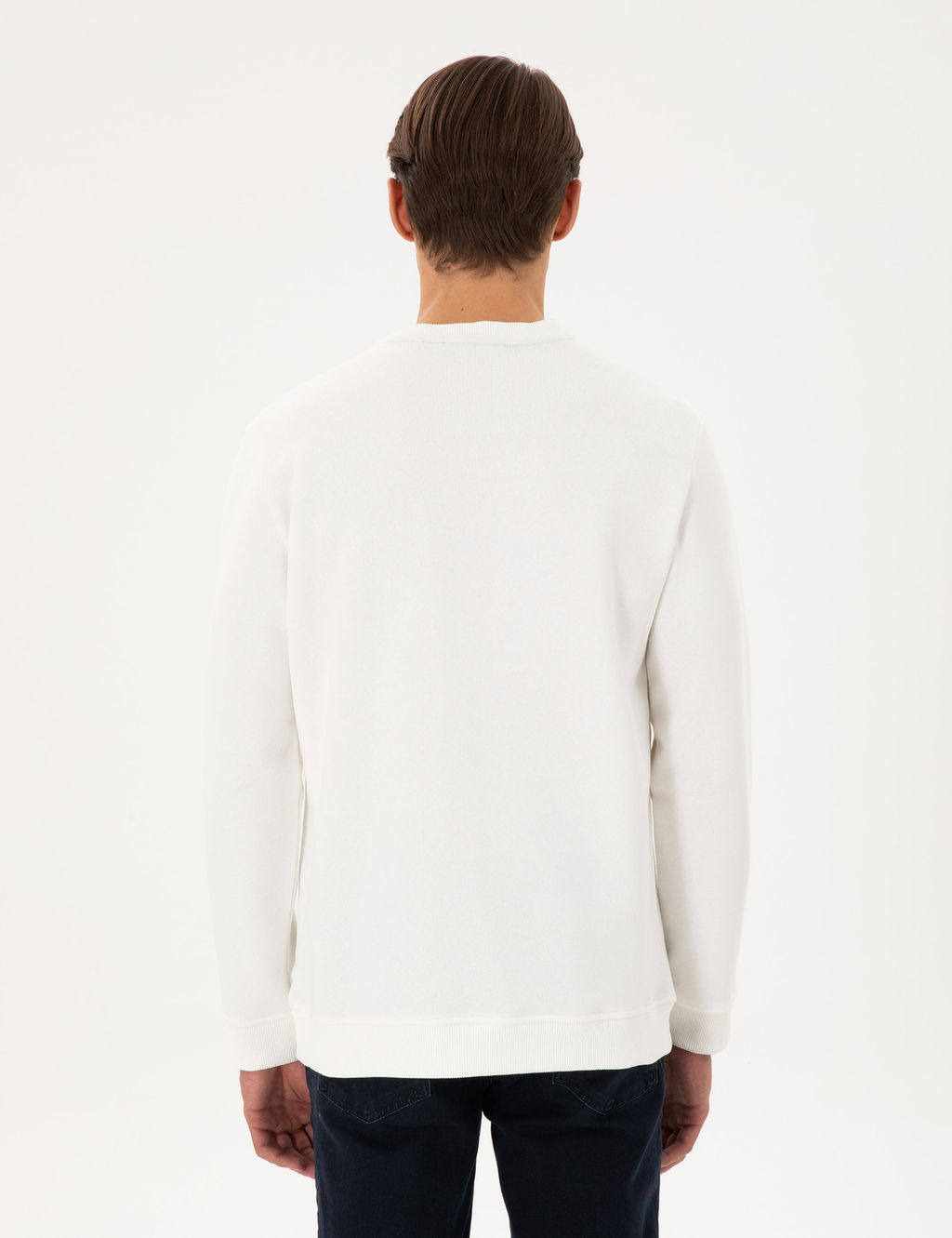 Ekru Regular Fit Sweatshirt - Pierre cardin фото 5