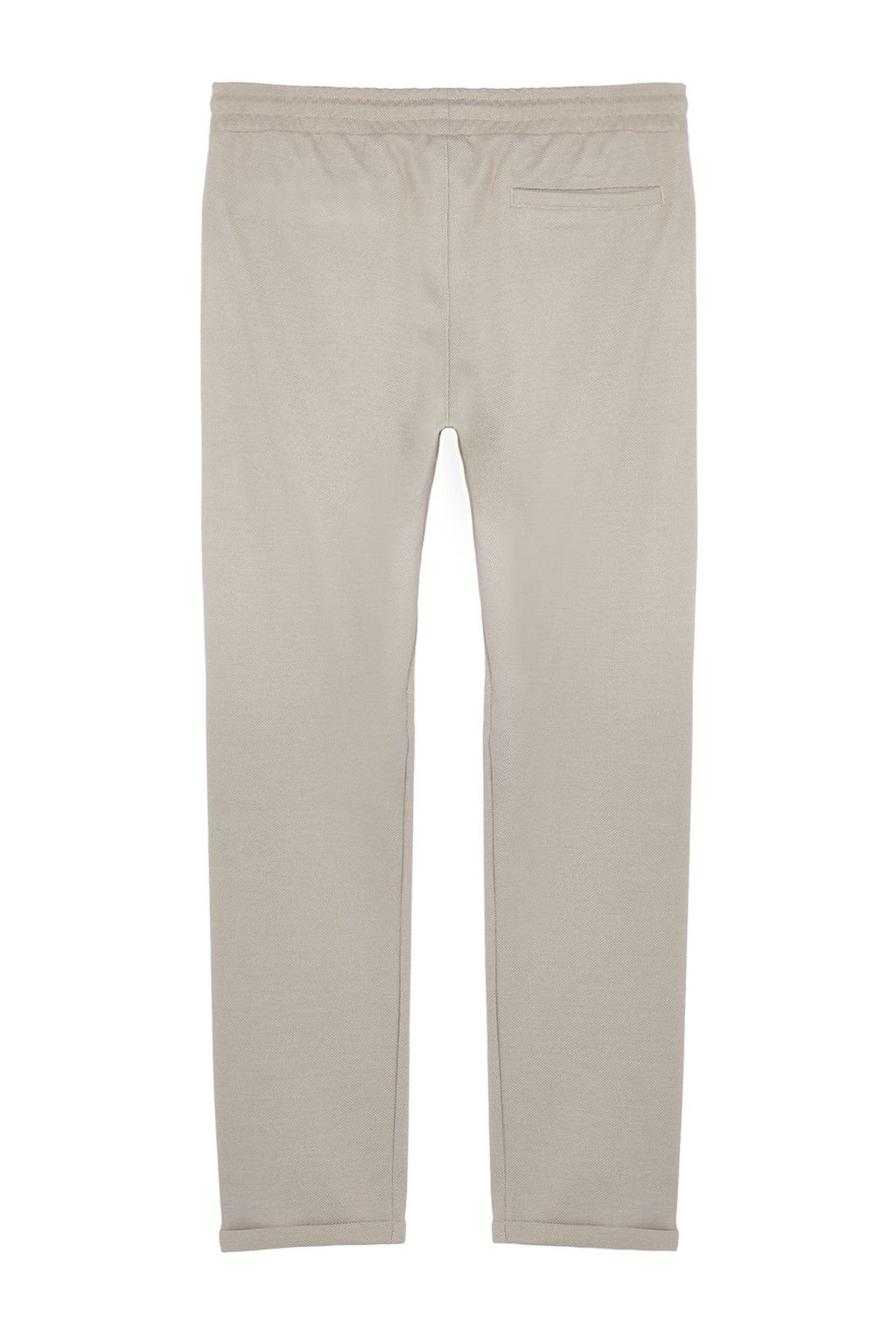 TRENDYOL MAN Bej Regular Fit Orme Esnek Rahat Beli Baglamal? Lastikli Duble Paca Kumas Pantolon TMNAW25PL00002 - Trendyolmilla фото 10