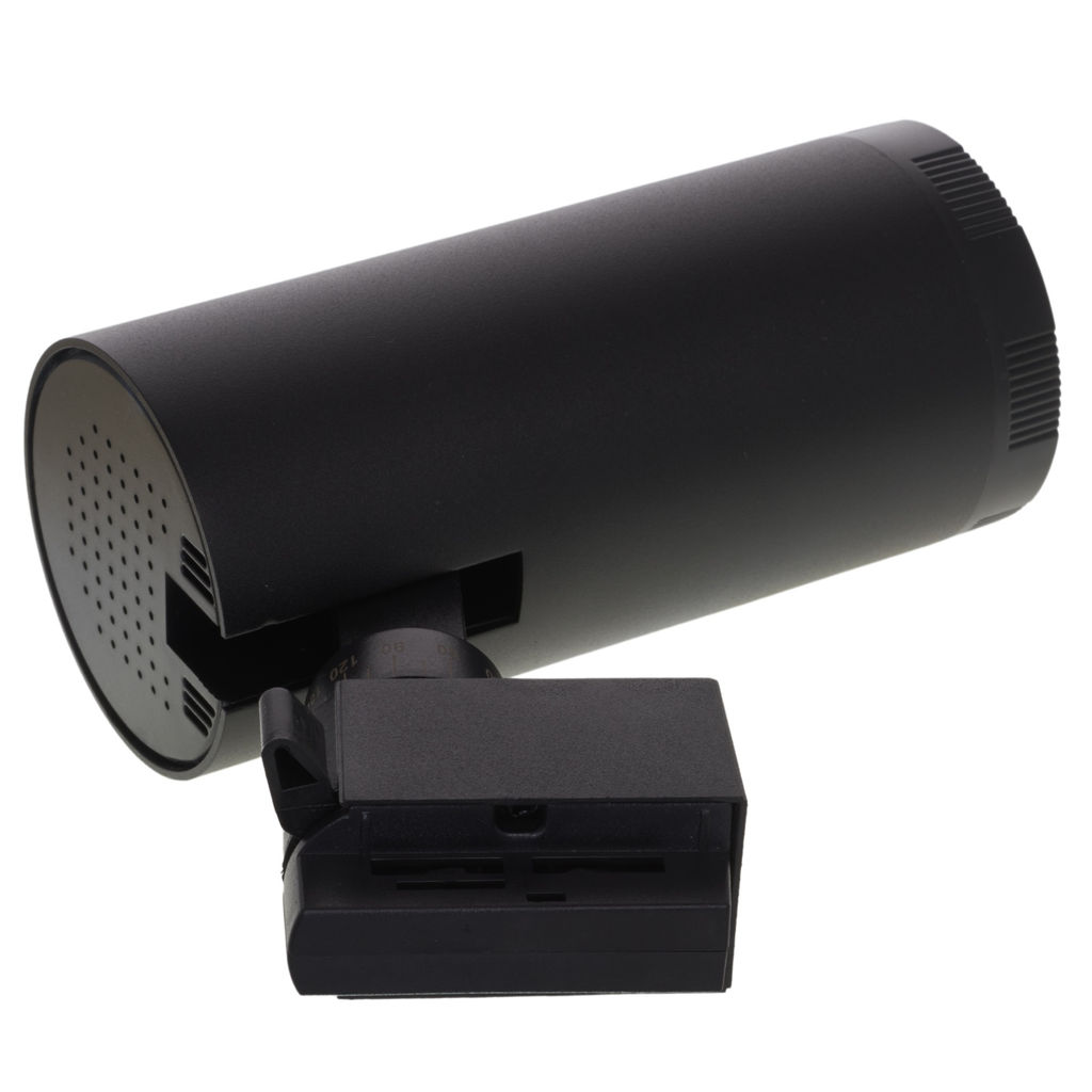 ULB-Q261 20W/4000K/AC BLACK Светильник-прожектор светодиодный трековый. 1600 Лм. Белый свет (4000К). С регулируемым углом свечения. Корпус черный. ТМ Volpe