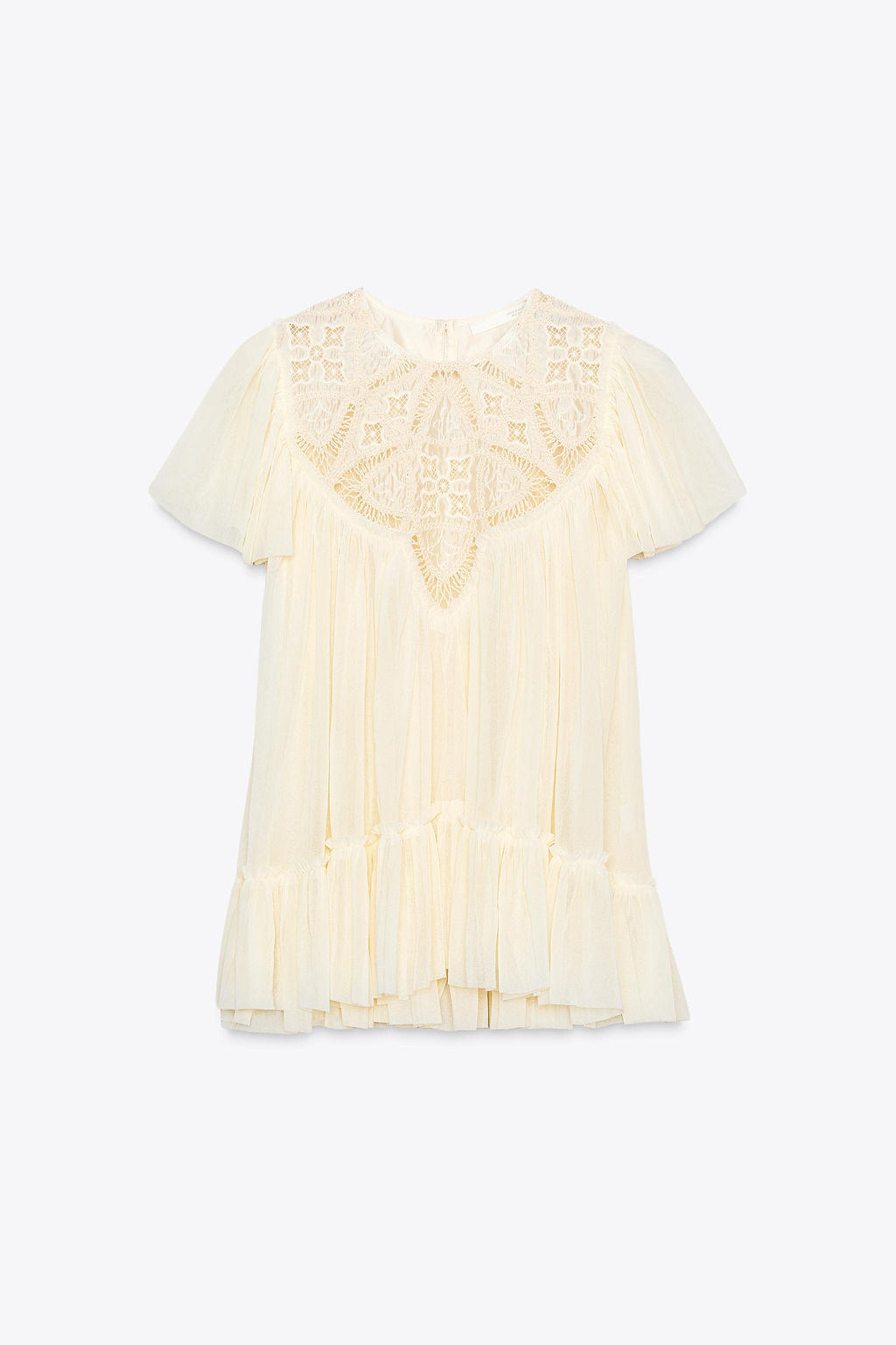 EMBROIDERED FLUID TOP - Zara фото 7