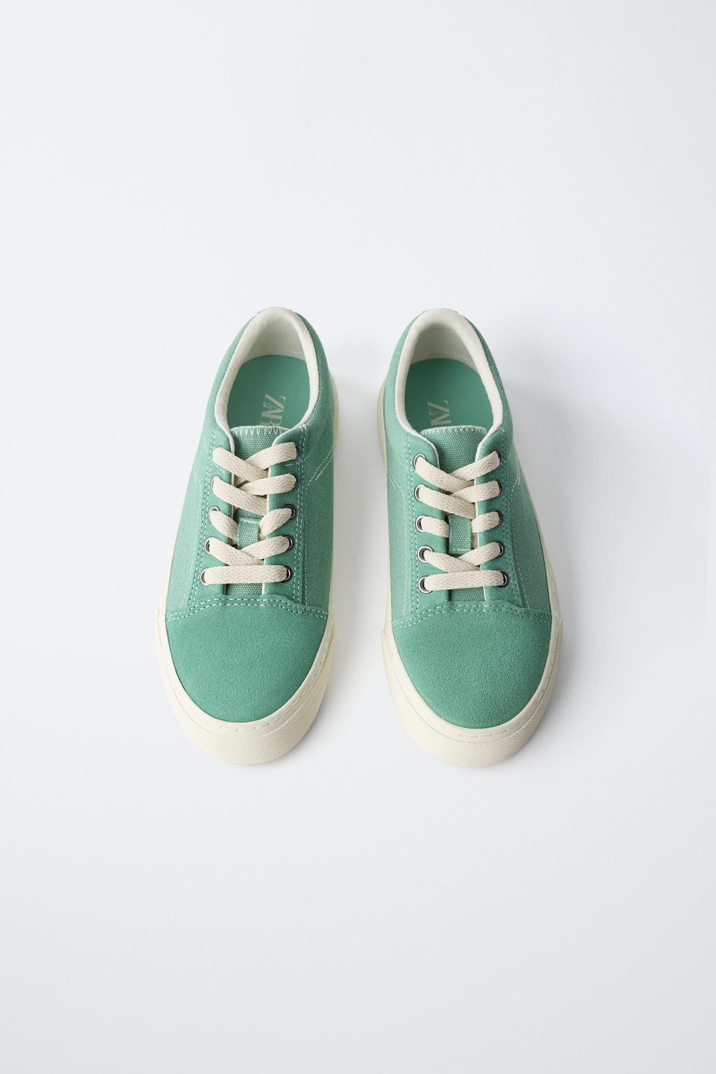 BAMBA CORDONES / Verde - Zara фото 5