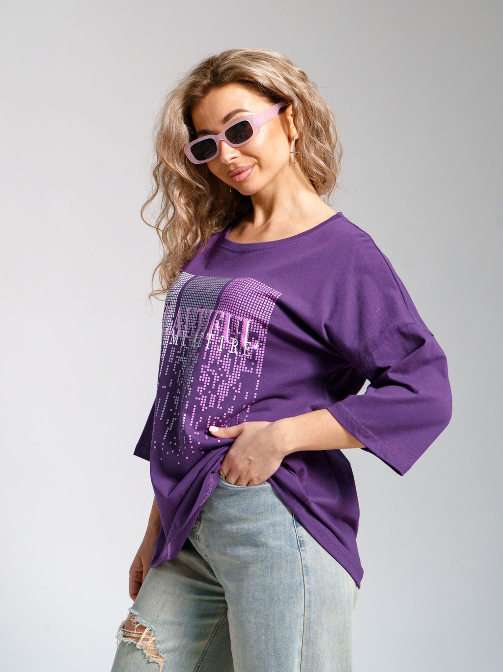 897 Футболка из турецкого хлопка - Svetekst фото 57