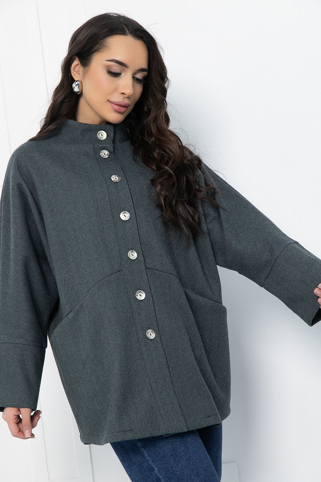 Жакет Вместе навсегда (темно-серый) Б12804-4М - Lt collection фото 11