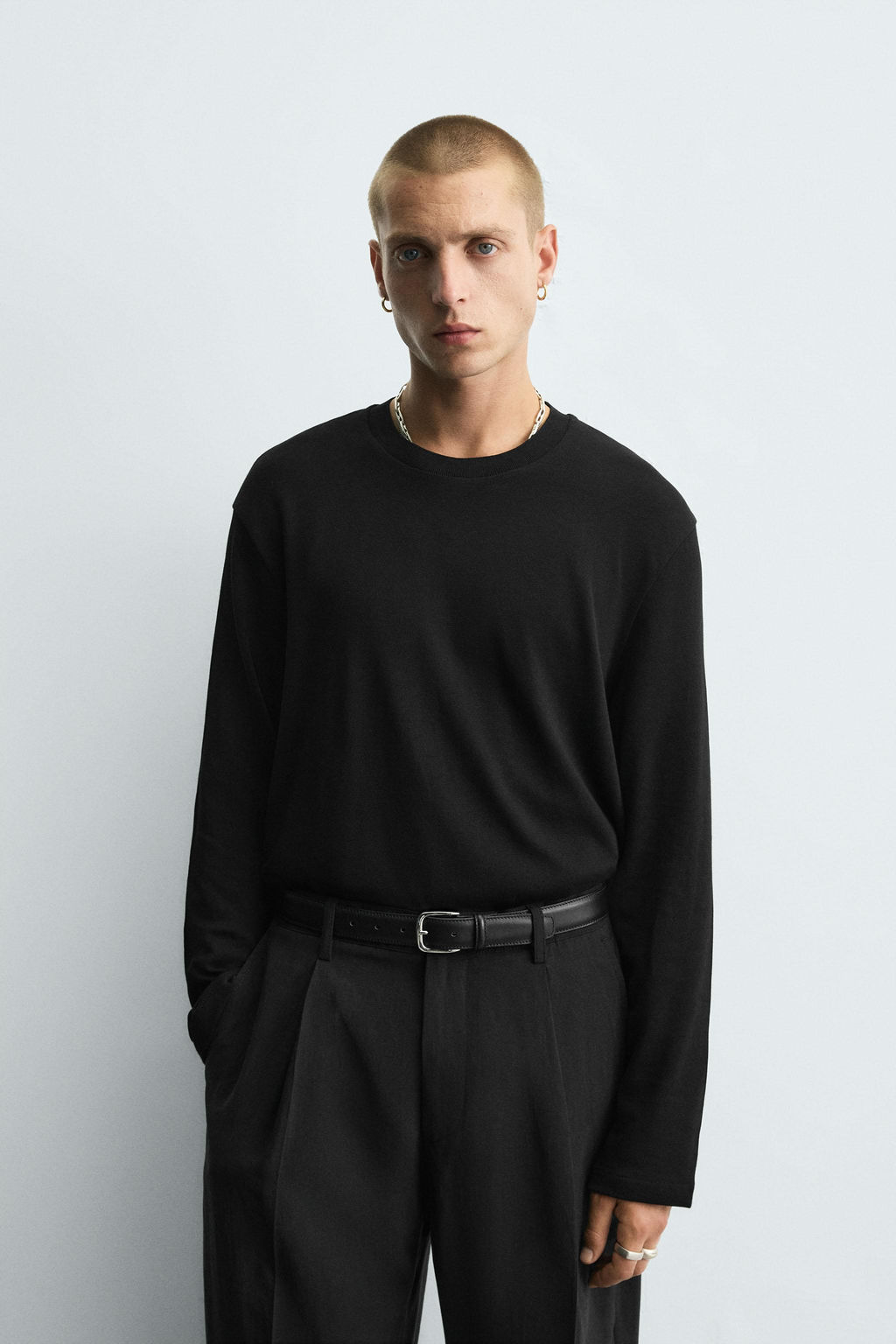WASHED COTTON SWEATER - Zara фото 2