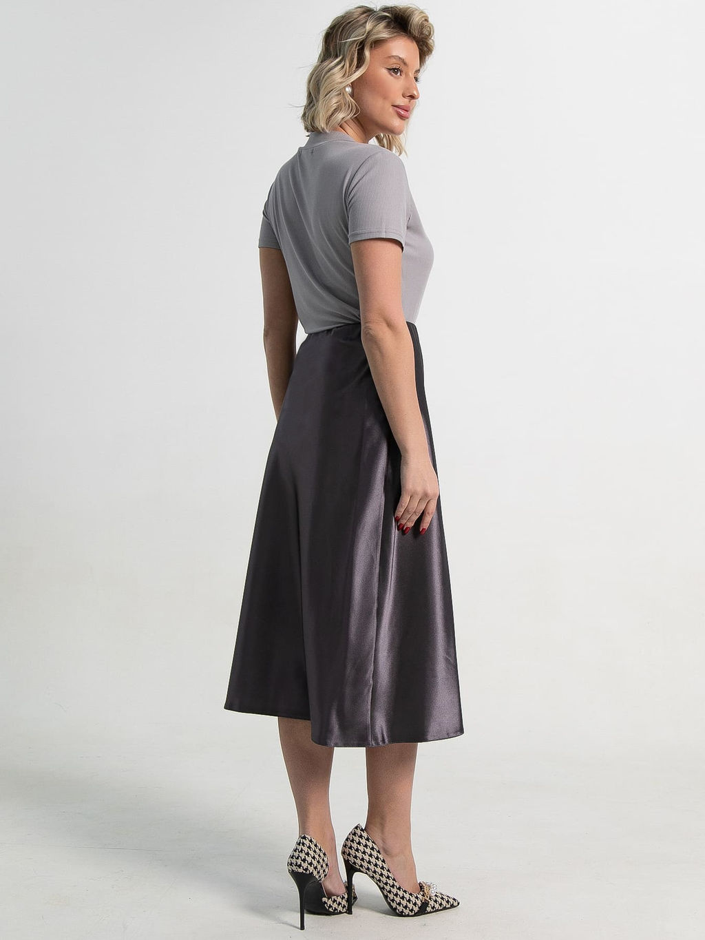 Юбка Коссаль (пыльно-графитовая) Ю15316-46М