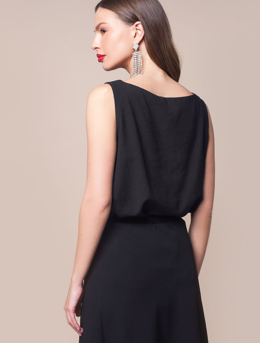 VILATTE / Топ из плотной вискозы с лайоселлом  фото 3