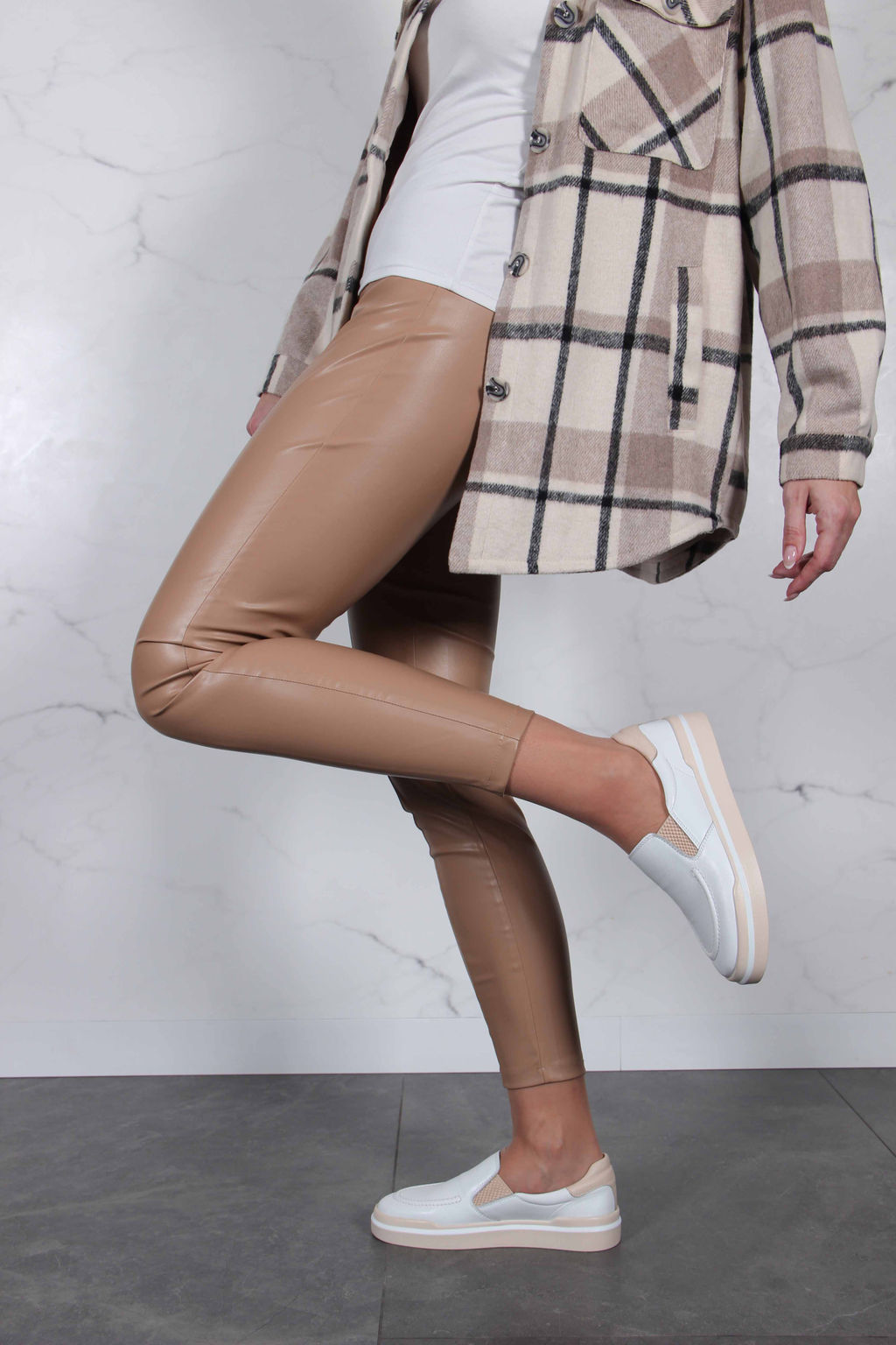 Слипоны 124.Paloma"be/w.Белый