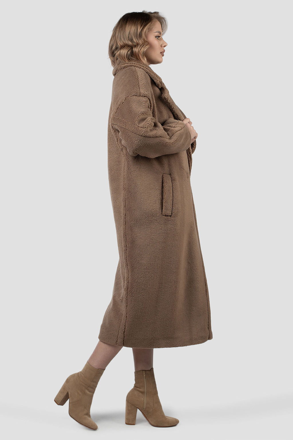 02-3256 Пальто женское утепленное - El podio фото 4