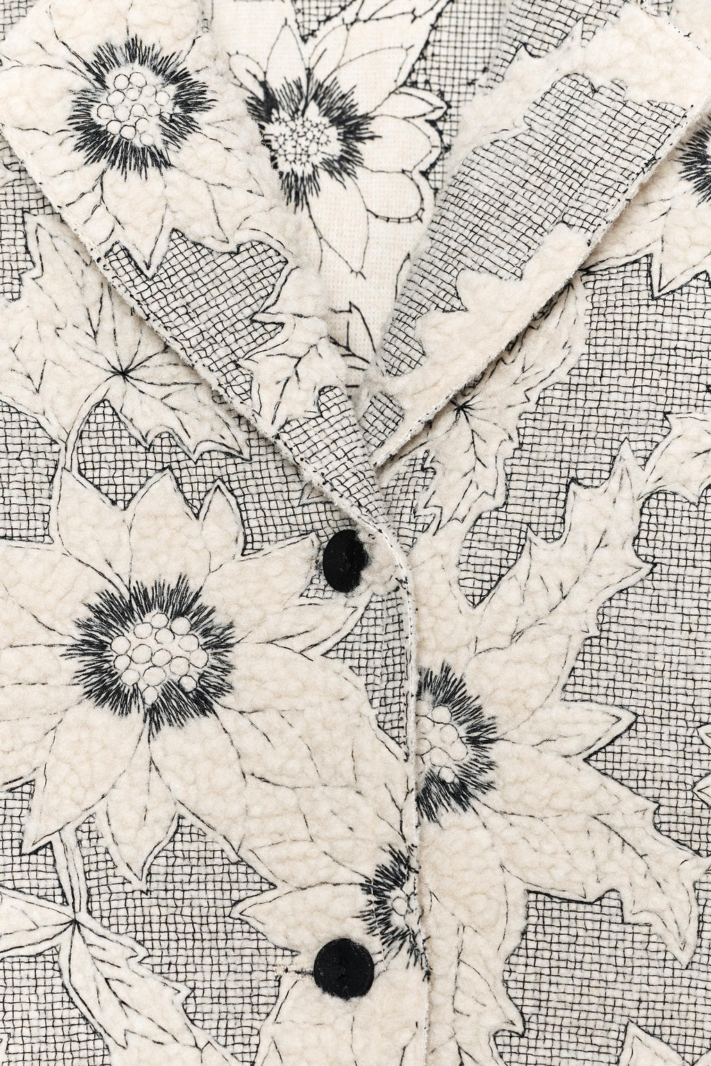 FLORAL TEXTURED KNIT BLAZER - Zara фото 7