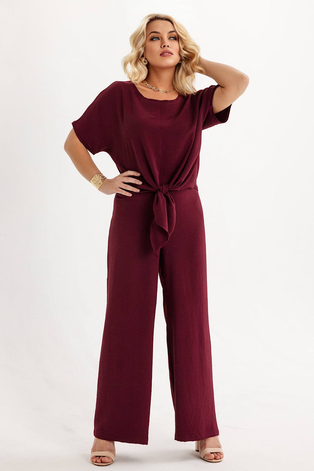 Брюки женские 121/48/Винный