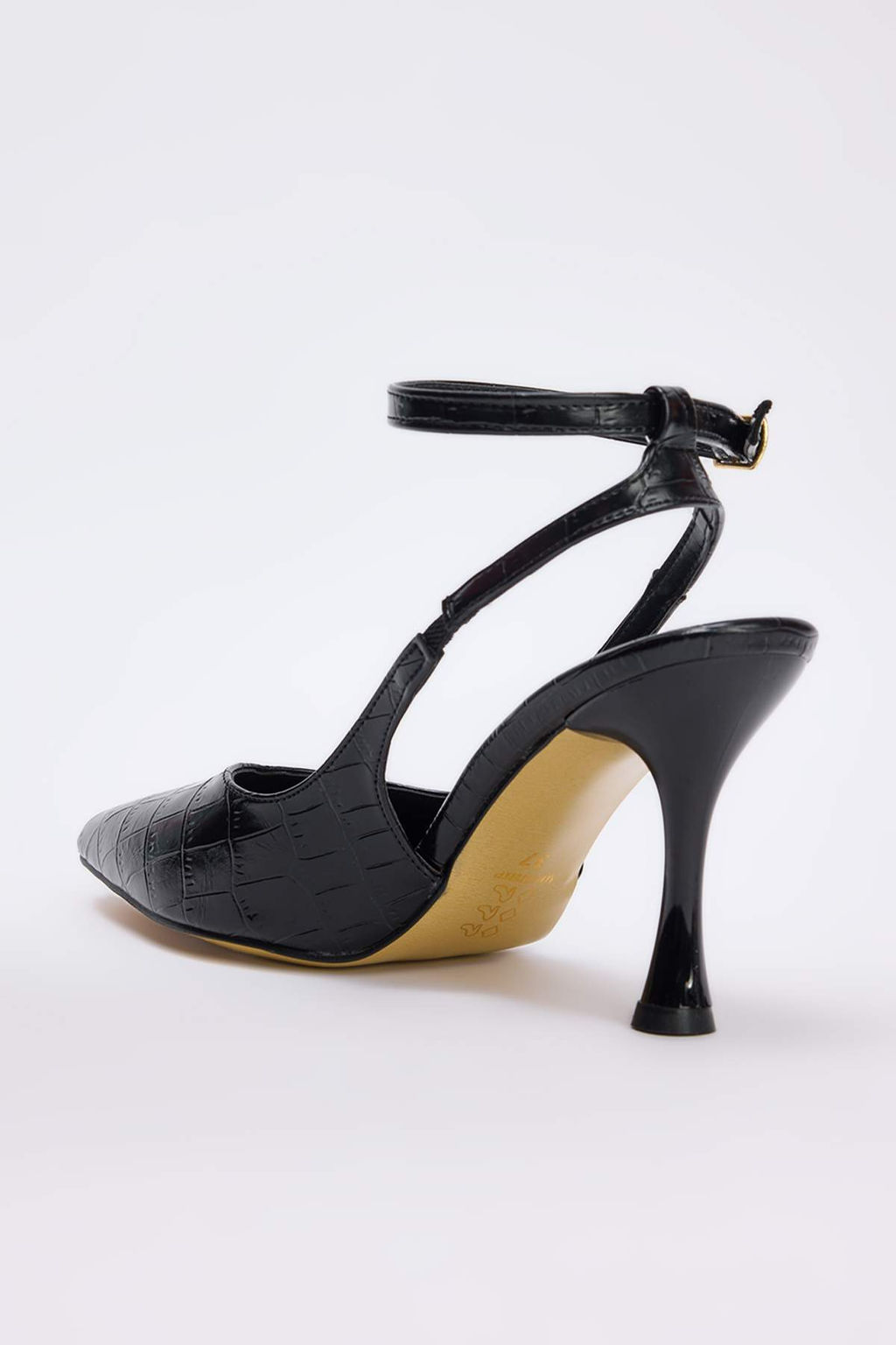 Trendyol Shoes Bordo Kroko Desenli Sivri Burun Kad?n Ince Topuklu Ayakkab? TAKSS25TO00082 - Trendyolmilla фото 10