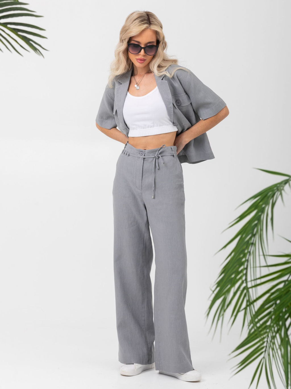 Брюки изо льна - Marchello marchellini фото 2