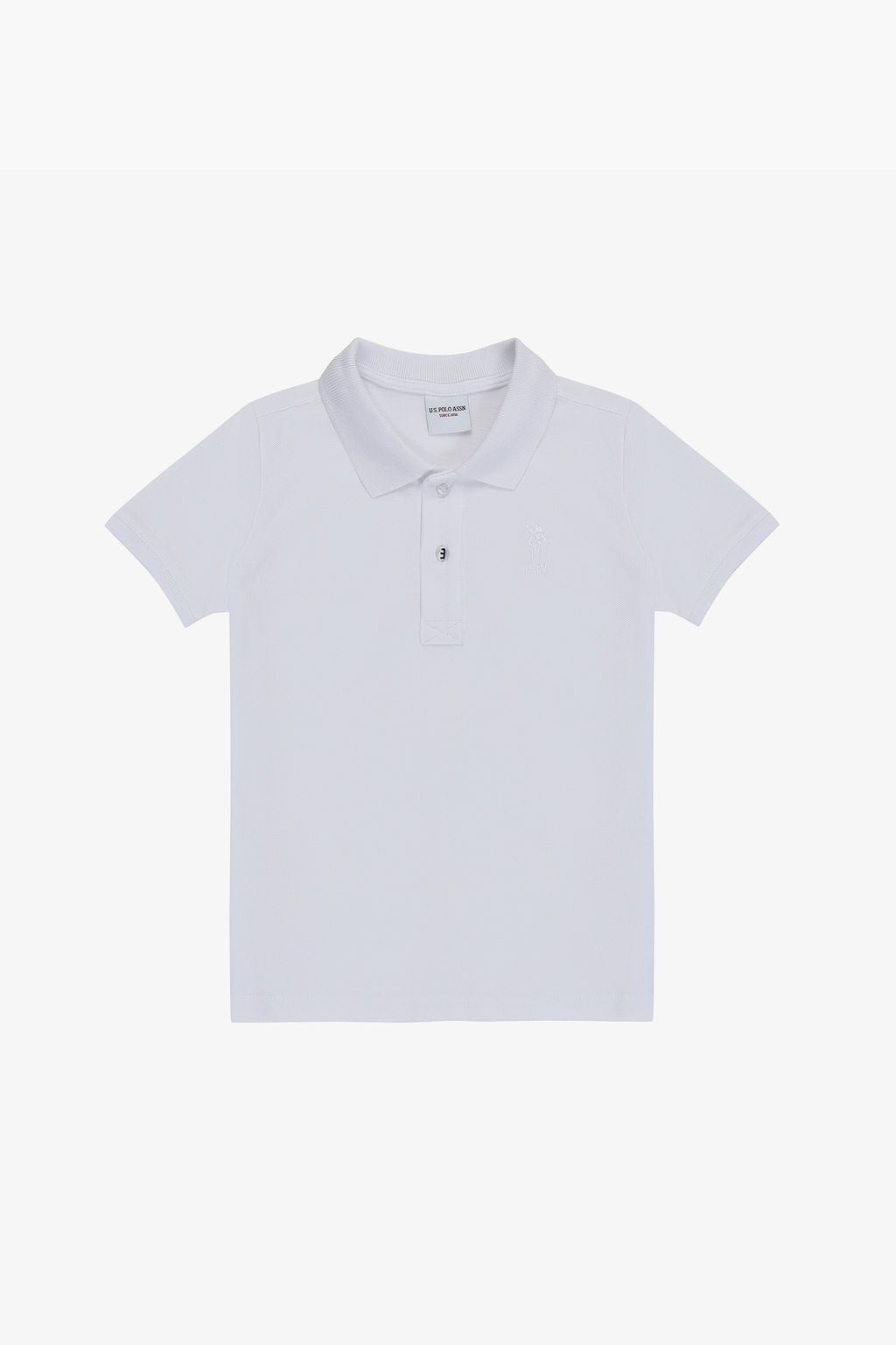 Erkek Гocuk Beyaz Polo Yaka Basic TiЕГrt