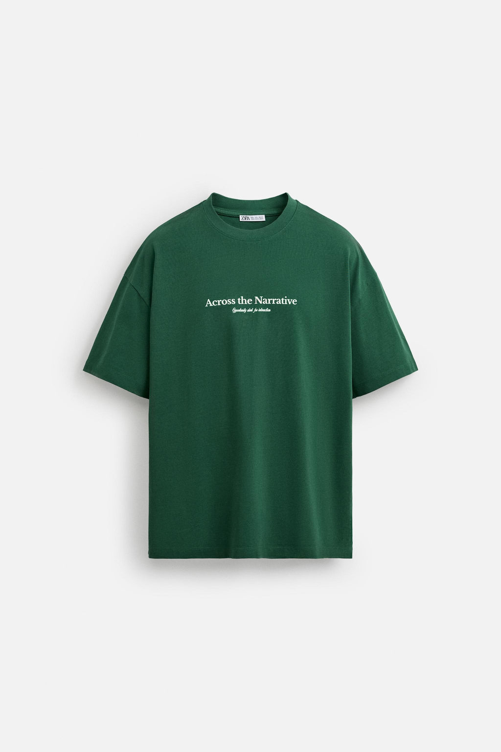 SLOGAN PRINT T-SHIRT - Zara фото 7