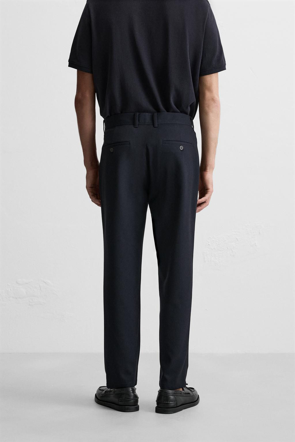 DOKULU RAHAT PANTOLON - Zara фото 4