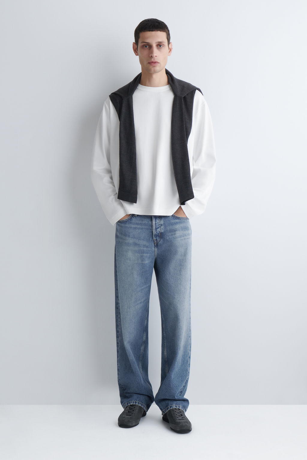 CAMISETA DE ALGOD?N DE MANGA LARGA RELAXED FIT - H&m фото 8